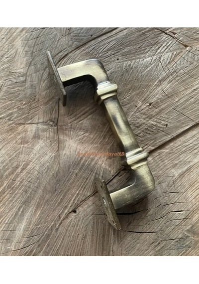 Dmr Antik Sarı Demir Kapı Kulpu Pirinç Ahşap Kapı Kulpu Kapı Çekme Kolu 20cm