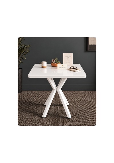 Kalınlaştırmalı Mutfak Cafe Balkon Bahçe Restoran Yemek Masası 70x70 Beyaz Beyaz Kare Beyaz - Beyaz Beyaz - Beyaz Kalınlaştırmalı Mutfak Cafe Balkon Bahçe Restoran Yemek Masası 70x70 Beyaz Beyaz Kare Beyaz - Beyaz Beyaz - Beyaz