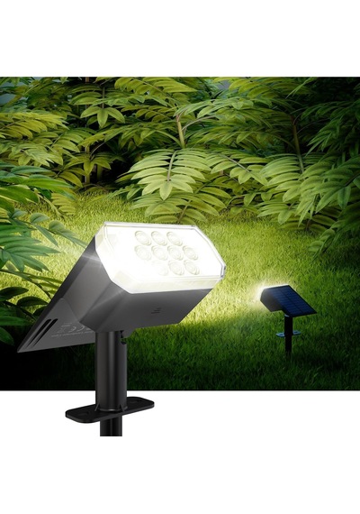 Robeve Bahçe Aydınlatması 10 Ledli Duvar Ve Yere Uyumlu Güneş Enerjili Led Işık Bahçe Işığı Gün Işığı Bahçe Led Dış Mekan Aydınlatması Güneş Enerjili Projektör