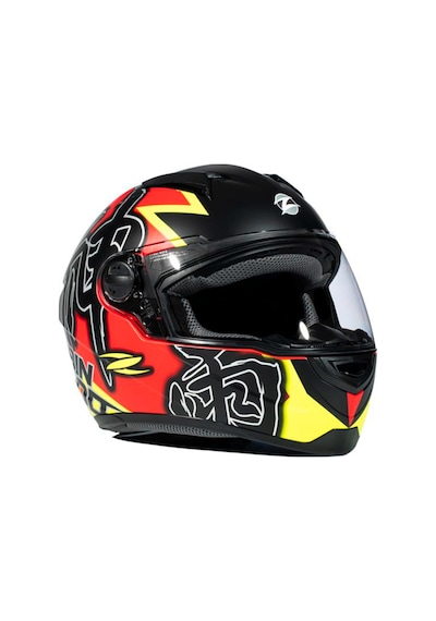 Zeus ZS-811A Al31 Matt Red Fluo Yellow Kapalı Kask
