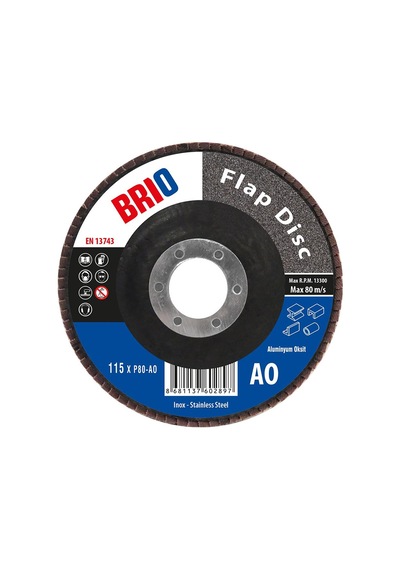Brio Flap Disk 115xp80 Ao 5'li Paket