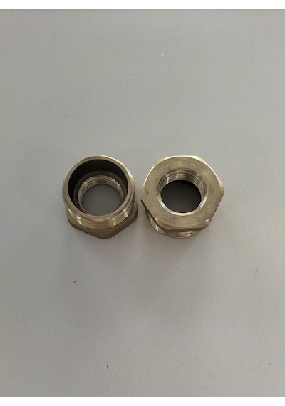 Klepsan Sarı Pirinç Redüksiyon 1'' - 1/2'' - 2 Adet