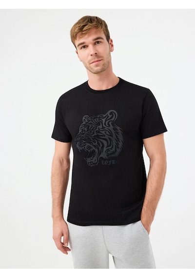 LOFT Regular Fit Erkek Tshirt K.kol Lf2039228 Q1.v1 Siyah