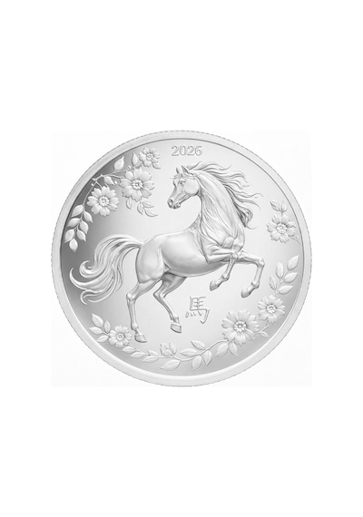 Agakulche Çin Takvimi At Yılı 2026 Gümüş Sikke Coin