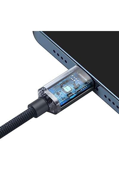 Crystal Shine 20w 120 Cm Type-c To Lightning Şarj Kablosu Siyah Diğer