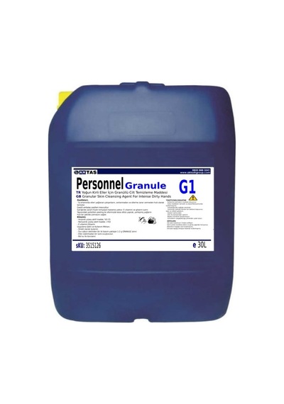 Granule G1 Yoğun Kirli Eller İçin Granüllü El Temizleme Kremi 30 Litre N11.8096
