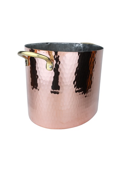 Cuvesta El Yapımı Kalın 1.5mm Bakır Buz Kovası 26x20cm