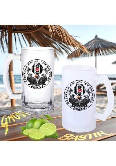 Beşiktaş Taraftar Buzlu Ya Da Buzsuz Bira Bardağı
