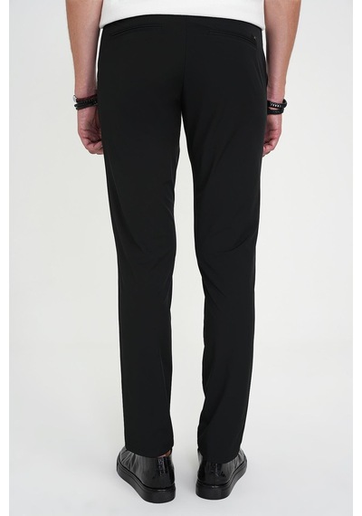 Efor Comfort Fit Esnek Pamuk Spor Siyah Pantolon P 1190 Siyah