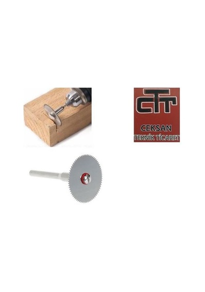 Gravür Cihazı 32Mm 10 Adet Ahşap Testere+2 Adet Mil Mandren Seti
