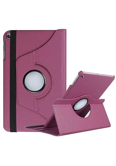 Aksesuarcim A7 Lite Sm-t220 T225 T227 İle Uyumlu Kılıfı Suni Deri 2 Farklı Stand Olabilen Darbe Korumalı 360 Dönebilen Tablet Kılıfı Mor Sku: Zeusb0fhhwlz6s Arka Kapak