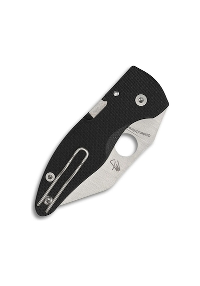 Spyderco Sp Microjimbo Carbon Fiber Cpm S90v Plainedge Kamp Çakı Siyah