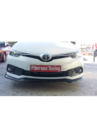 Toyota Uyumlu Auris Ön Tampon Lip(2016..) ----fibersan Tuning