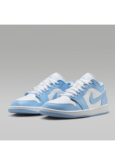 Nike Air Jordan 1 Low Whıte Aluminum-sportxoutlet Beyaz - Mavi