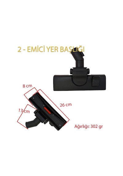 Arnica Tesla - Tesla Premium Süpürge Emici Yer Başlığı