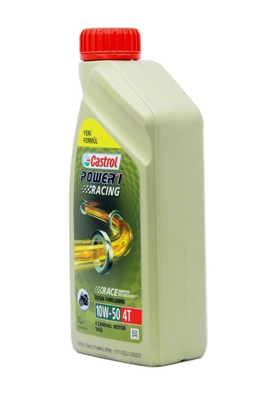 Castrol PoWer 1 Racing 10W-50 4t 1 L Motosiklet Yağı (6 Adet)