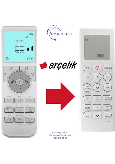 Arçelik Beko İnverter Klima Kumandası