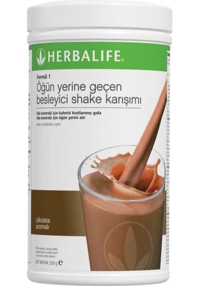 Formül 1 Öğün Yerine Geçen Besleyici Shake Karışımı Çikolata 550