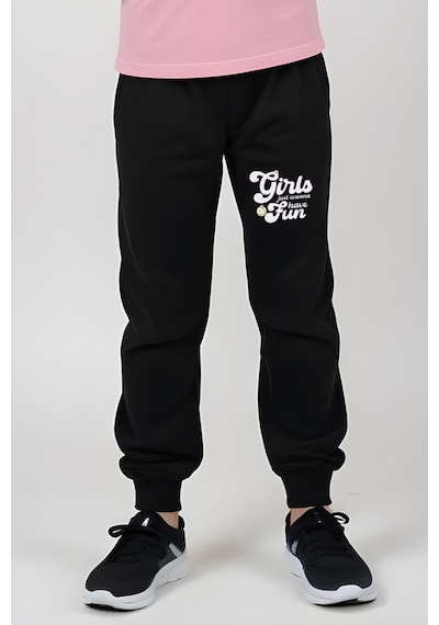 Fyk Kids Kız Çocuk Yuvarlak Yaka Baskılı Girls Fun Alt-üst Pijama Takımı Açık Pembe