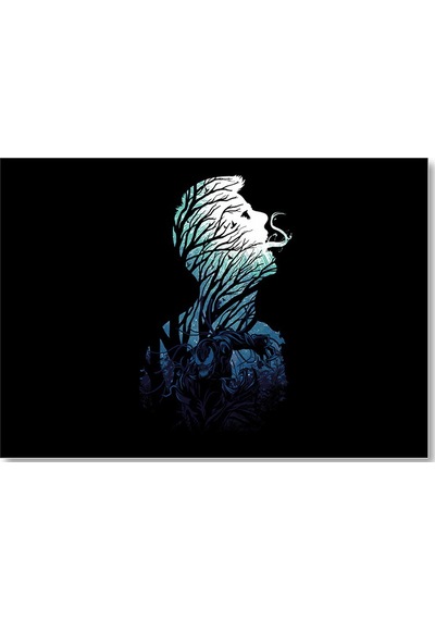 Cakasepetim Venom Dark Fan Art Ahşap Mdf Tablo