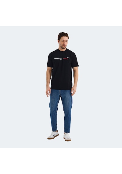 Slazenger BANDIT Erkek Siyah Tişört Slazenger BANDIT Erkek Siyah Tişört