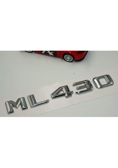 Benz ML 430 Bagaj Krom Metal 3M 3D Yazı Logo