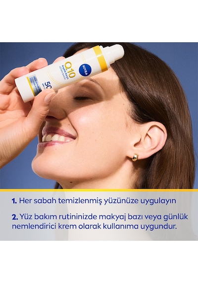 Nivea Q10 Spf50 Gündüz Yüz Bakım Kremi 40 Ml