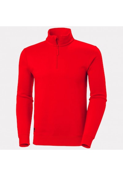 Helly Hansen Workwear Klasik Half Zıp Sweatshirt -79325 L-220 Kır 220 Kırmızı