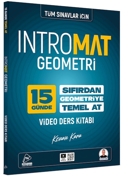 Mert Hoca Yayınları Kenan Kara 15 Günde İntromat Geometri Video Ders Kitabı