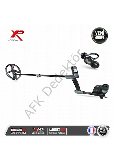 Xp Deus 2 Rc Metal Dedektörü 22 Cm Fmf Başlık + Wsa2 St Kablosuz Kulaklık Hassas Arama