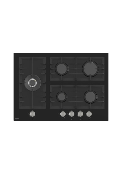 Fryart XE63CS-BL135-D063 Siyah Cam Ankastre Set