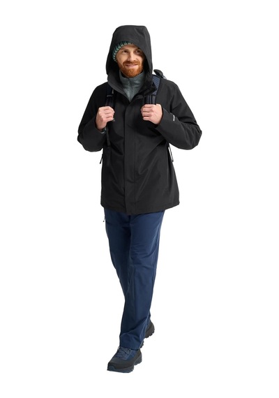 Jack Wolfskin Pinetrail 3 İn 1 Erkek Mont C-jaca66288e50v37 Siyah
