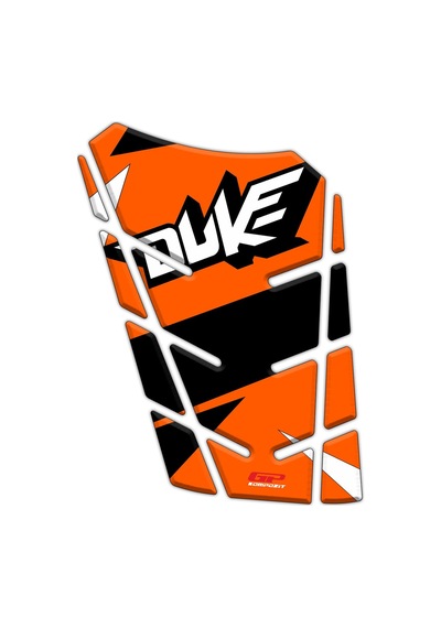 GP Kompozit KTM Duke 2011-2023 Uyumlu Tank Pad Turuncu