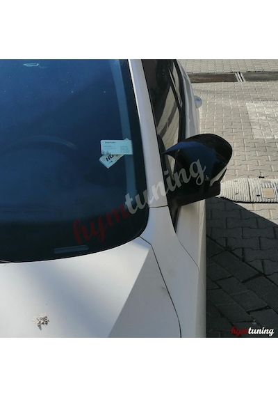 Skoda Octavia Mk3 2015+ Yarasa Ayna Kapağı - Parlak Siyah