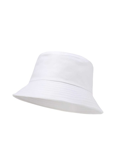 Tezzgelsin Unisex Uv Korumalı Pamuku Bucket Şapka Beyaz
