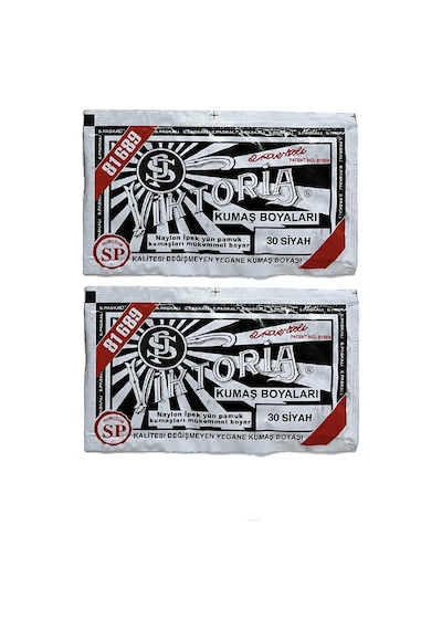 Siyah Kumaş Boyası Viktoria 10gr 2adet Siyah