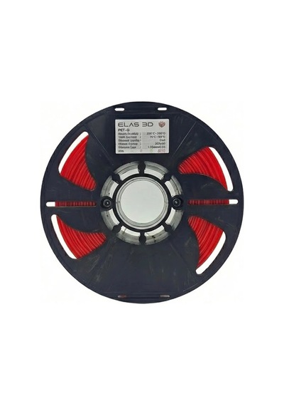 Elas Kırmızı Pet-g Filament 1.75 Mm 1 Kg