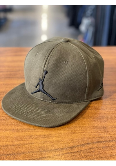 Air Jordan Haki Renk Hiphop Snapback Rapper Basket Cap Şapka