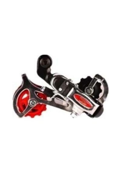 S-Shine 18-21 Vites Ty-40 Arka Aktarıcı Braketsiz Kulaksız Gri - Kırmızı