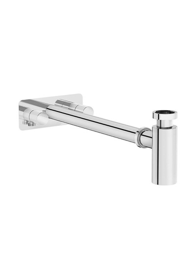 A45159-VitrA Origin Lavabo Sifon Seti - Simetrik Rozetli - Krom