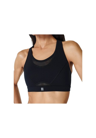 Sweaty Betty Sweaty Betty Power Icon Running Kadın Siyah Koşu Bra Blk Siyah