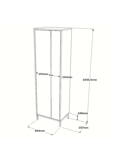 Robin Home Çok Amaçlı Dolap Vileda Banyo Dolabı Kiler Dolabı Beyaz Beyaz