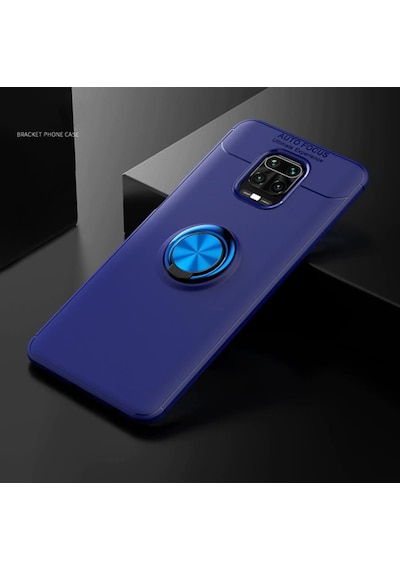 Redmi Note 9S Yüzüklü Standli Manyetikli Kamera Korumali Kilif 433446573