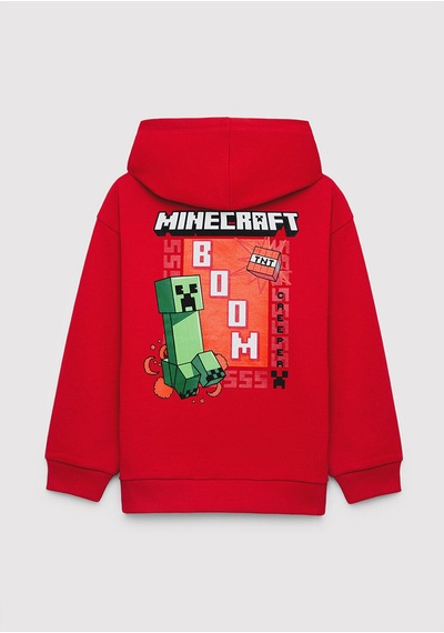 Mavi Mınecraft Sweatshırt Kırmızı Sweatshırt M6s10188-80638 Kırmızı KIrmızı