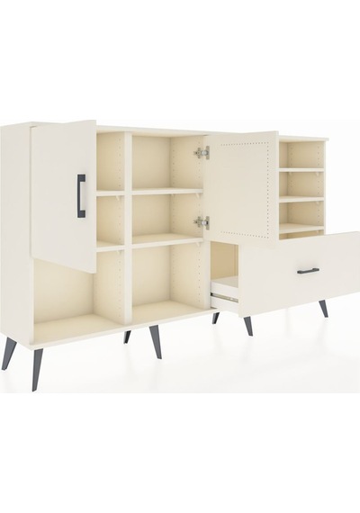 Arges Konsol 7 Raflı Tek Çekmeceli 2 Kapaklı 176x30x99 Aytaşı-aytaşı Aytası - Aytası Arges Konsol 7 Raflı Tek Çekmeceli 2 Kapaklı 176x30x99 Aytaşı-aytaşı Aytası - Aytası