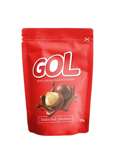 Gol Sütlü Çikolata Kaplı Fındık Draje 125 G - 8 Adet Tarı