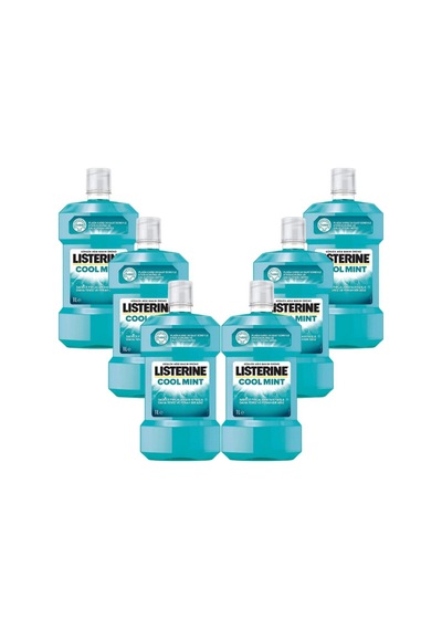 Listerine Cool Mint Ağız Bakım Suyu 6 x 1 L