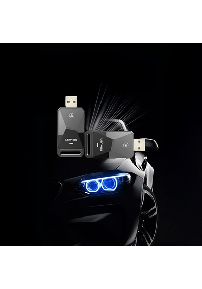 Lenyes Lcp02 Usb Bluetooth 5.0 Wireless Transmitter Adaptör Siyah