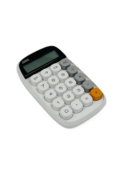Minimal Tasarımlı Beyaz Hesap Makinesi 660 Çok Renkli
