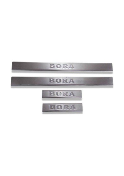Volkswagen Bora 1998-2004 Krom Kapı Eşiği 4 Parça Paslanmaz Çelik